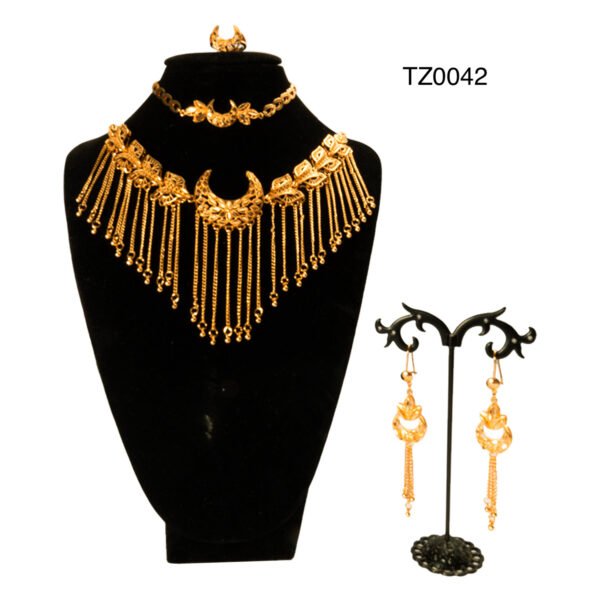 bridal gold-plated necklace